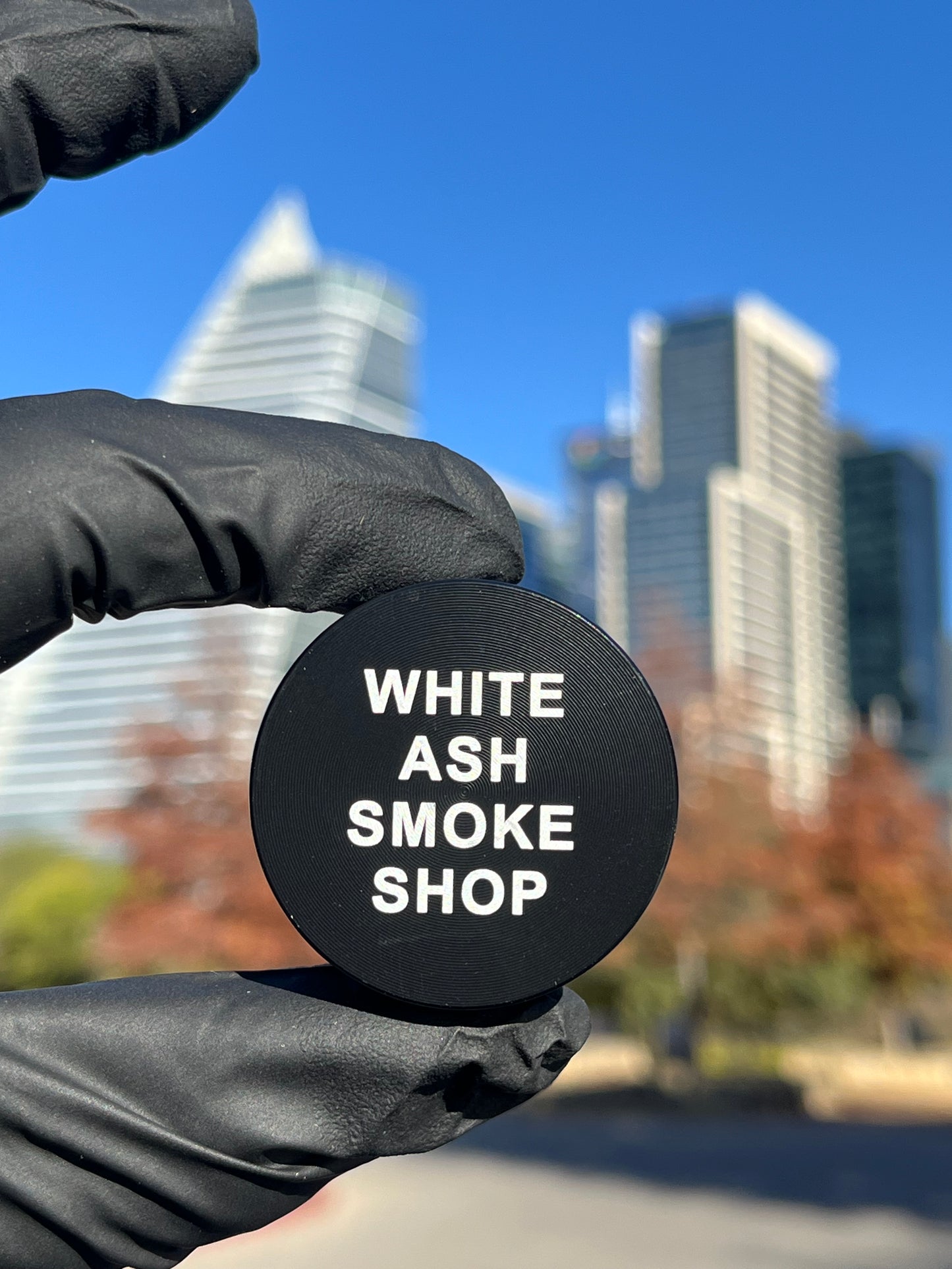 White Ash Smoke Shop Grinder – Premium 4-Piece Herb Grinder in Multiple Colors