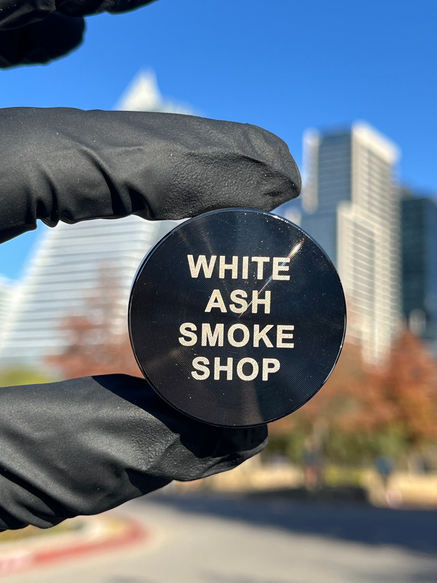 White Ash Smoke Shop Grinder – Premium 4-Piece Herb Grinder in Multiple Colors