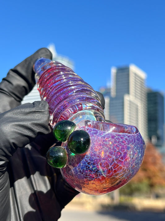 5” HandCrafted Pastel Wrapped Pipes With Knockers