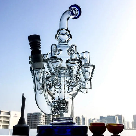 Octopus Arm Glass Bong – Unique Multi-Arm Percolator for Smooth Hits | White Ash Smoke Shop